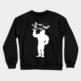 Bigfoot Ufos Alien Crewneck Sweatshirt